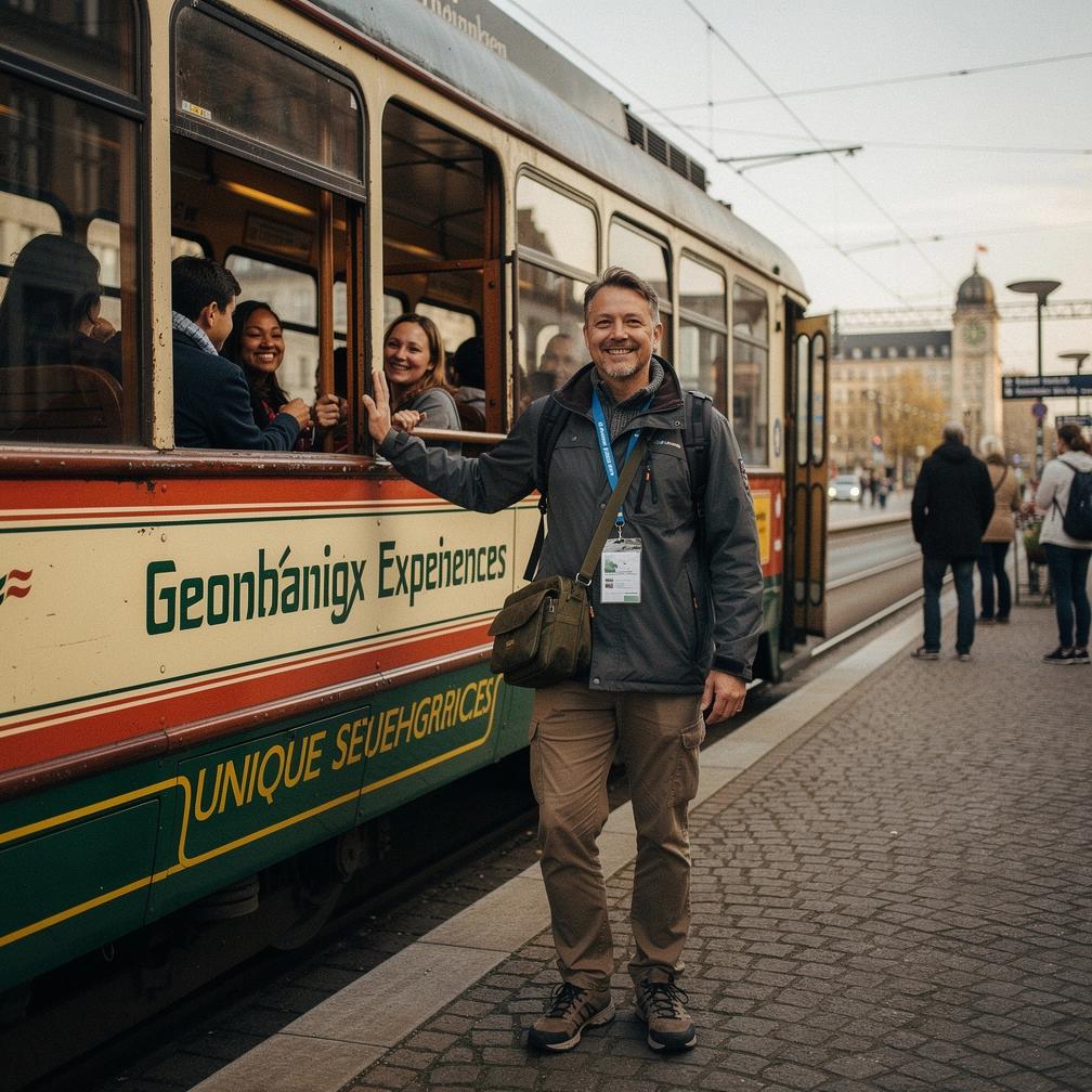 Moderner Nahverkehrszug hält an einer barrierefreien Station mit guter Zugänglichkeit für Reisende.